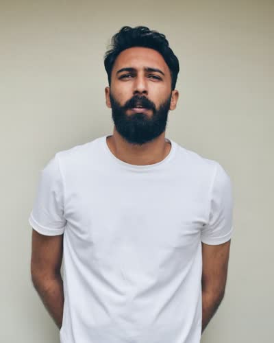 Erkek Regular Fit Beyaz Tişört