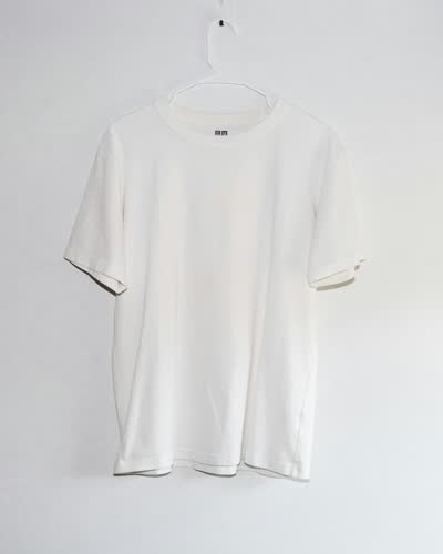 Kadın Relaxed Fit Ekru Tişört