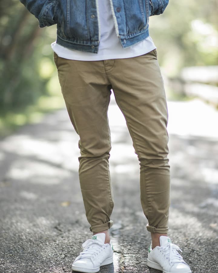 Erkek Haki Chino Pantolon